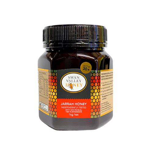 Active Raw Jarrah Honey TA30+ 1kg » Swan Valley Honey